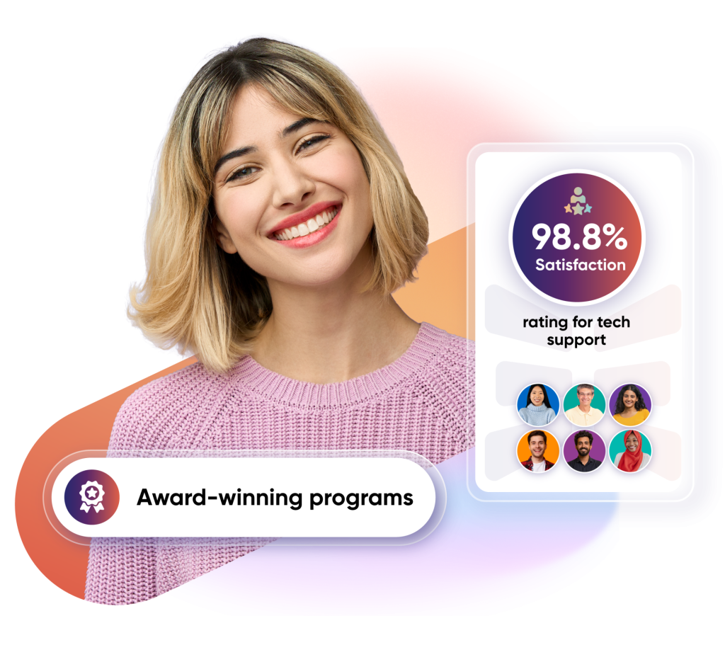 Customer Experience Page - Partner in NovoEd Graphic
